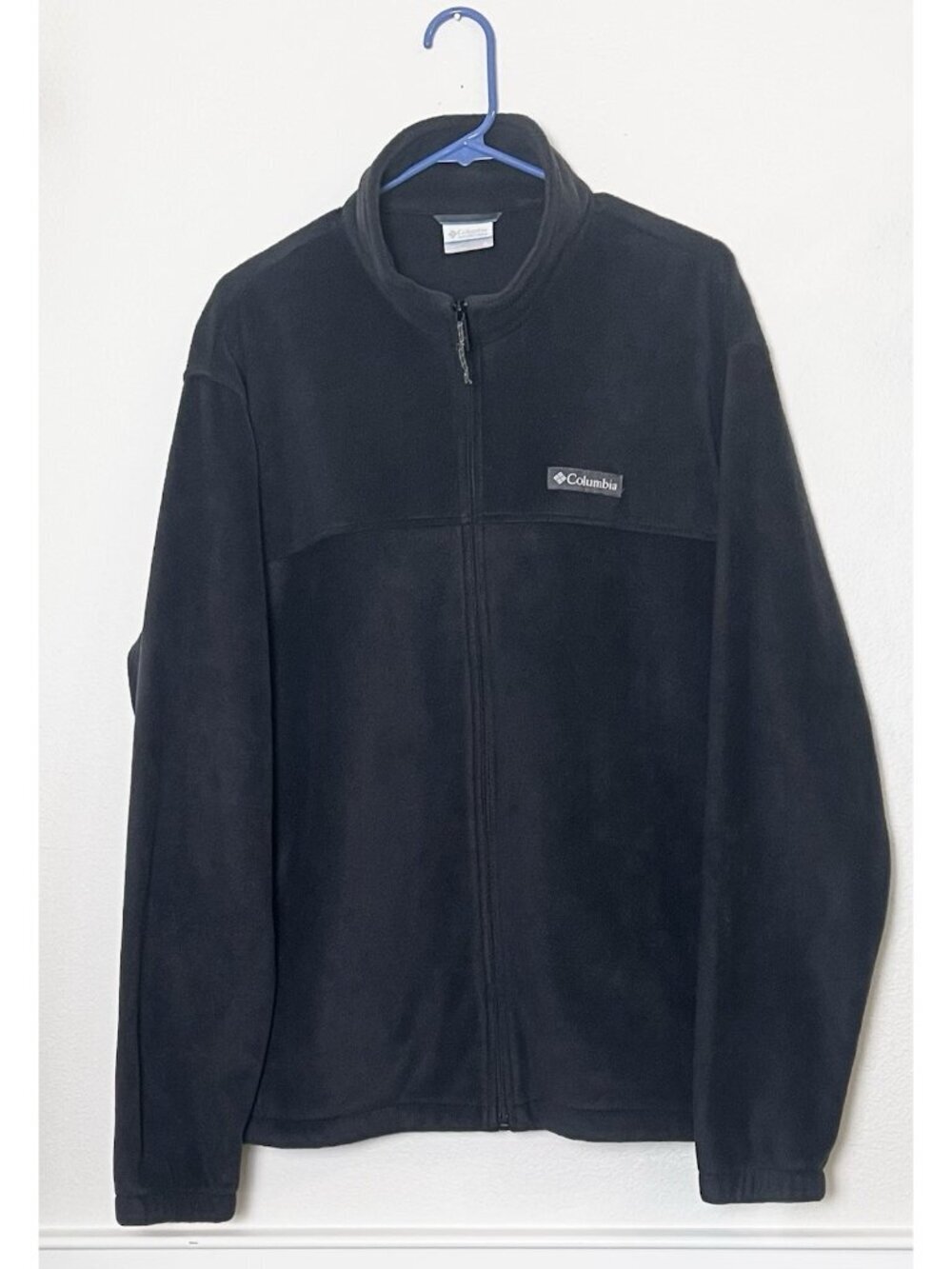 Columbia Men's XL Steens Mountain Full Zip Fleece Jacket Charcoal / Black